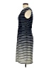 Connected Apparel Stripes Blue Casual Dress Size 12 - photo 5