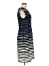 Connected Apparel Stripes Blue Casual Dress Size 12 - photo 4