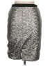 Maurices 100% Polyester Metallic Silver Formal Skirt Size M - photo 2