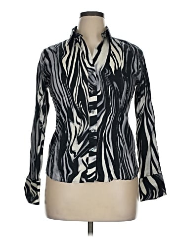 PaperWhite Long Sleeve Blouse (view 1)