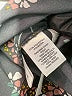 Ann Taylor LOFT 100% Polyester Floral Black Long Sleeve Blouse Size M - photo 8