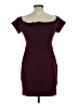 Lulus Solid Burgundy Cocktail Dress Size L - photo 2
