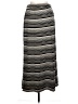 AB Studio Stripes Gray Casual Skirt Size L - photo 2