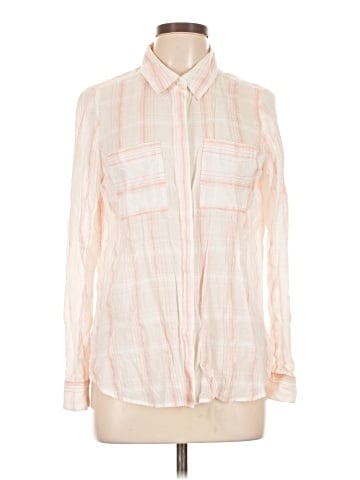 White House Black Market Long Sleeve Button-Down Shirt (view 1)