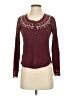 Lucky Brand Burgundy Pullover Sweater Size S - photo 1