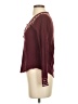 Lucky Brand Burgundy Pullover Sweater Size S - photo 5