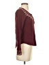 Lucky Brand Burgundy Pullover Sweater Size S - photo 4