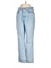 GRLFRND 100% Cotton Hearts Blue Jeans Size 26 waist - photo 1