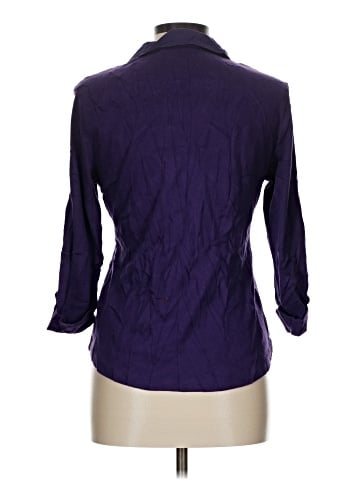 Karen Scott Long Sleeve Polo (view 2)