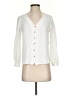 MNG Ivory Long Sleeve Blouse Size 4 - photo 1