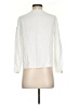 MNG Ivory Long Sleeve Blouse Size 4 - photo 2