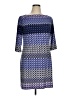 Donna Morgan Graphic Blue Cocktail Dress Size 14 - photo 1