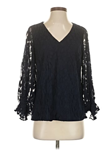 Elizabeth and James 3/4 Sleeve Blouse (view 1)