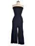 Love Tree Solid Blue Jumpsuit Size L - photo 1