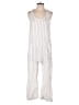 Piazza Del Tempio 100% Linen Stripes White Jumpsuit Size S - photo 1