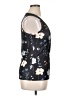Unbranded 100% Polyester Floral Black Sleeveless Blouse Size XL - photo 4