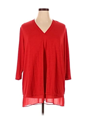 Ellen Tracy 3/4 Sleeve Top (view 1)