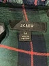J.Crew 100% Polyester Plaid Green Casual Dress Size M - photo 7