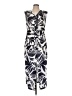 Unbranded 100% Polyester Print Gray Casual Dress Size L - photo 1