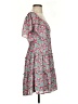 Joy Joy Floral Gray Cocktail Dress Size S - photo 4