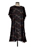 CAbi 100% Polyester Print Black Casual Dress Size L - photo 1