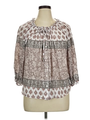 David Cline 3/4 Sleeve Blouse (view 1)