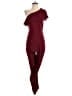 Zara Solid Burgundy Jumpsuit Size S - photo 1
