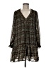 Reset 100% Polyester Tweed Black Casual Dress Size M - photo 1