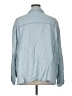 Hayden 100% Tencel Blue 3/4 Sleeve Button-Down Shirt Size 1X - photo 2
