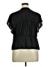 Old Navy 100% Polyester Black Short Sleeve Blouse Size XL - photo 2