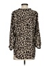Vince Camuto 100% Polyester Animal Print Tan 3/4 Sleeve Blouse Size S - photo 2