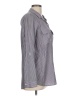 Express Stripes Gray Long Sleeve Blouse Size L - photo 4