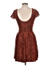 Aqua Paisley Brown Cocktail Dress Size L - photo 2