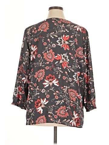 Ann Taylor LOFT Outlet 3/4 Sleeve Blouse (view 2)