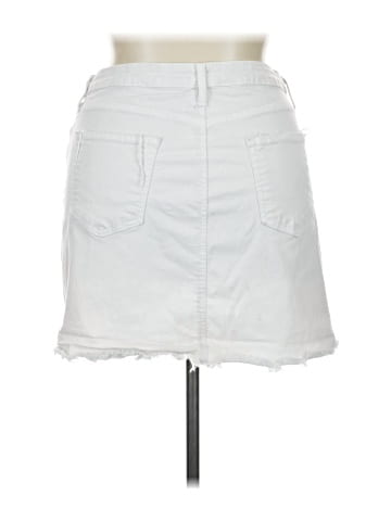 Just Black Denim Skirt (view 2)