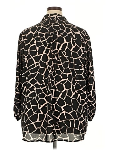 AK Anne Klein 3/4 Sleeve Blouse (view 2)