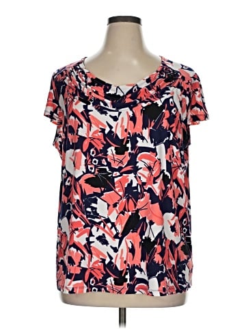 Kasper Short Sleeve Blouse (view 1)