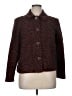 Requirements Tweed Burgundy Coat Size 16 - photo 1