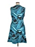 Natori Graphic Teal Cocktail Dress Size 14 - photo 2