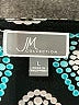 JM Collection Teal 3/4 Sleeve Blouse Size L - photo 7