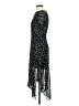 H&M 100% Polyester Stars Black Cocktail Dress Size 0 - photo 5