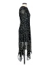 H&M 100% Polyester Stars Black Cocktail Dress Size 0 - photo 4