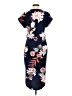 Ecowish Floral Blue Cocktail Dress Size S - photo 2