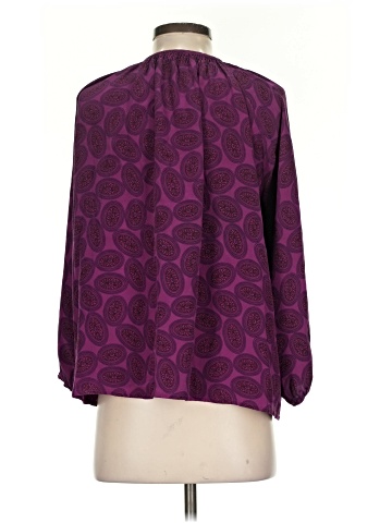 Tucker 3/4 Sleeve Silk Top (view 2)