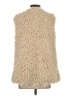 Chic 100% Polyester Ivory Faux Fur Vest Size Sm - Med - photo 2