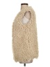 Chic 100% Polyester Ivory Faux Fur Vest Size Sm - Med - photo 5