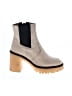 Free People Gray Ivory Ankle Boots Size EU 37 - photo 1