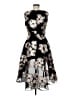 Lela Rose Floral Black Gold Cocktail Dress Size 6 - photo 2