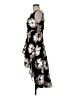 Lela Rose Floral Black Gold Cocktail Dress Size 6 - photo 5