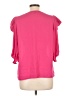 Shein Curve 100% Polyester Pink Short Sleeve Blouse Size 12 Plus (0) - photo 2